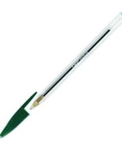 STYLO BILLE  CRISTAL VERT  /BIC